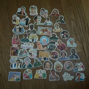 8 Random Golden Girls Stickers